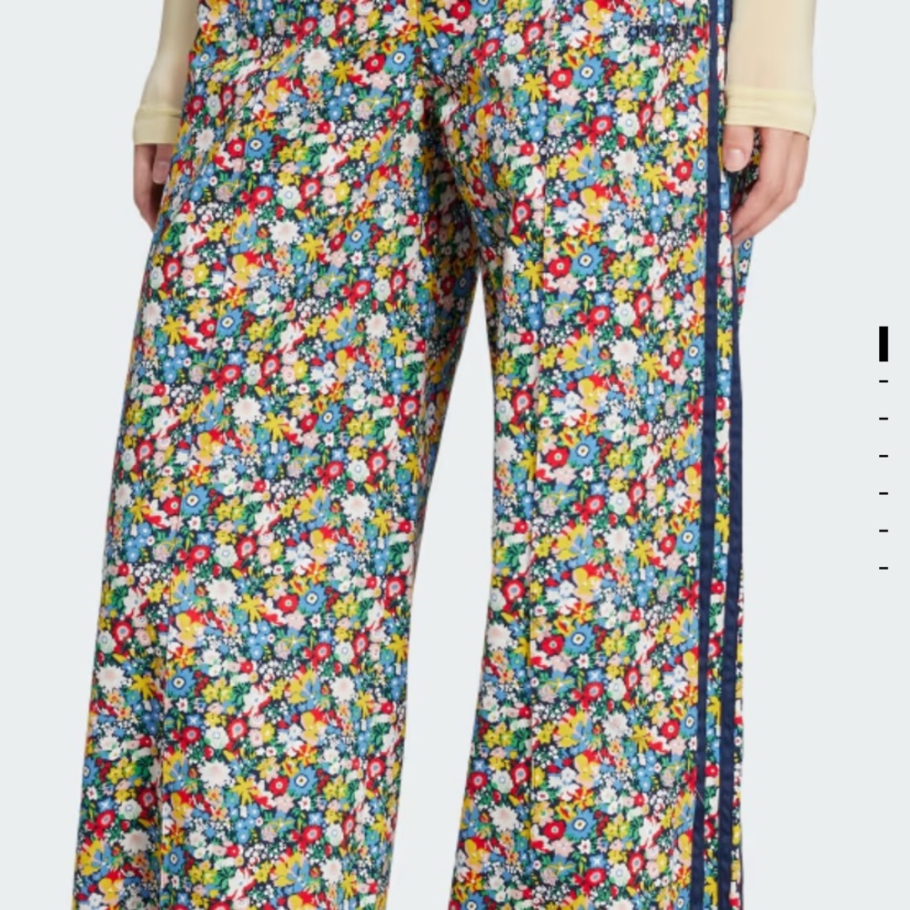 Adidas London Floral Wide-Leg Pants new with tags